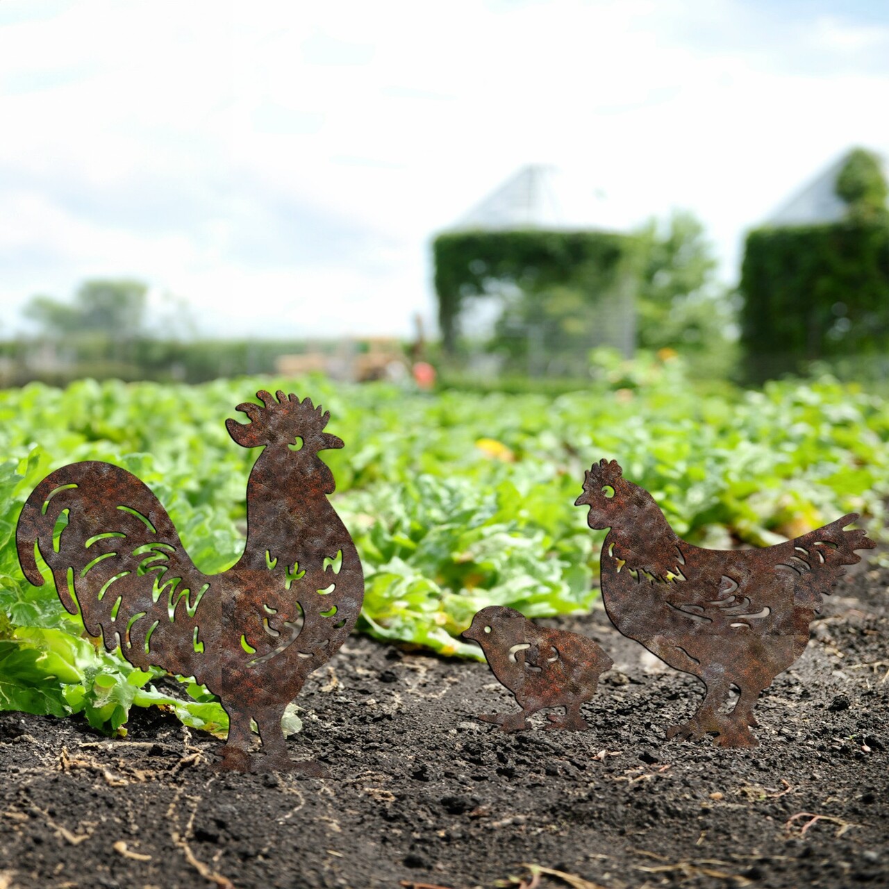 Obiect decorativ de grădină, Fam 11, Maro antichizat - imagine 7